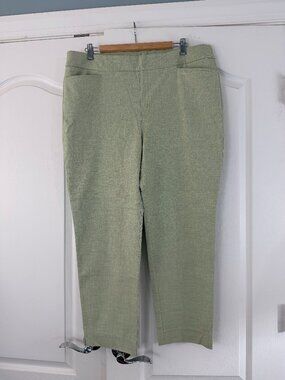 Chico's Pants Size 3 (16) Green 3049